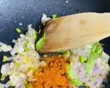 A picture of step 4 of Turai with Moong Daal.