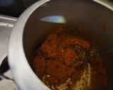 A picture of step 1 of Chana dal badi with gazar.