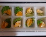 A picture of step 1 of Citrus Curaçao Punch.