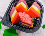 Hình bước làm 5 của món Bánh Trung Thu Rau Câu Nhân Flan