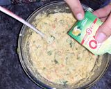 A picture of step 5 of Masala idli.