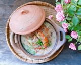 Hình bước làm 5 của món Cháo hàu hải sản 🦐🦪🦑