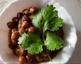 A picture of step 4 of Kala Chana Masala.
