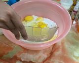Gambar langkah 1 resipi Kek marble.