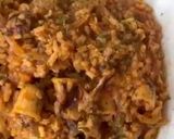 Foto del paso 4 de la receta: Arroz meloso con calamares encebollados