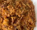Foto del paso 4 de la receta: Arroz meloso con calamares encebollados
