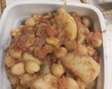 A picture of step 2 of سموسہ چاٹ.