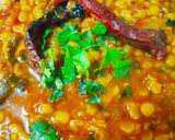 A picture of step 5 of Chana dal.