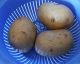 Foto del paso 5 de la receta Ensalada de patata, mango, soja, lechuga y mayonesa de zanahoria