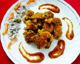 A picture of step 4 of Palak ke Pakode.