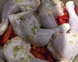 A picture of step 2 of Chicken in a Red Pepper Sauce.