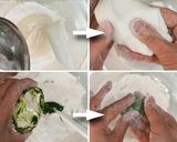 A picture of step 5 of Jouyo Manju Matcha an (Wagashi).