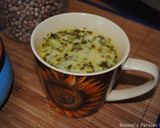 A picture of step 17 of Azerbaijani yogurt soup herbs.