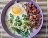 Foto langkah ke 6 dari resep Mie instan santan kornet pakcoy telur sederhana enak.