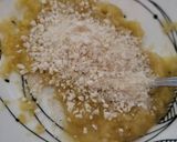 Foto del paso 3 de la receta: Tortilla de plátano con tortita de arroz