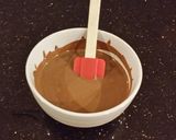 A picture of step 3 of Cashew Toffee Milk Chocolate Bark.
