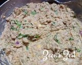 A picture of step 2 of Moth Bean and Bengal Gram Daal Vadas.