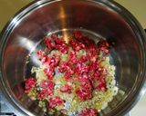 A picture of step 2 of Porcini Mushroom and Sausage Risotto.
