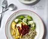 Foto langkah ke 5 dari resep Rujak Taoge Tahu.