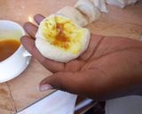 A picture of step 4 of Naan bread.