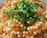A picture of step 1 of Sabudana khichdi.
