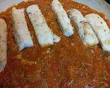 A picture of step 5 of Hake in Spanish Sauce.
