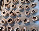 Une image de l'étape 1 de Champignons farcis fromage de chèvre frais.