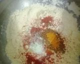 A picture of step 1 of Aloo and mirchi bajji with corn flour.