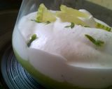 Une image de l'étape 3 de Verrine d'asperges vertes, chantilly au citron vert.