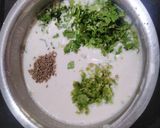 A picture of step 3 of Falahari dosa (Navratri special).