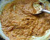 A picture of step 4 of Bhindi do pyaza.