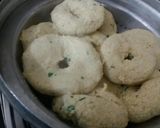 A picture of step 2 of Rajsthani makai dhokla.