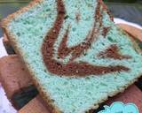 513. Blue Velvet Chiffon Cake #RabuBaru langkah memasak 12 foto