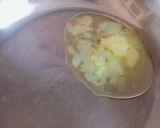 A picture of step 2 of Kathiyawadi Vaghareli Khichdi and Kadhi.