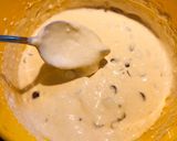 A picture of step 3 of Chocolate 🍫 Chip / Blueberry Cookie 🍪 Dough Cheesecake.