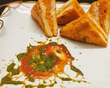 A picture of step 8 of Bread pakoda.