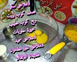 صورة لخطوة 2 من وصفة بسبوسه عصيدة البرتقال بسبوسه بشوكولا