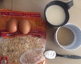 A picture of step 1 of Oat Pancakes#authormarathon#4weekschallenge.