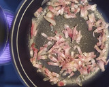 Foto del paso 1 de la receta: Arroz con calabacín, zanahoria y panceta fina