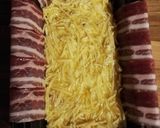 Sajttal töltött baconos pipicici recept fázis 2 fotója