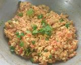 A picture of step 2 of Paneer toast.