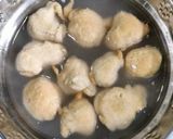 A picture of step 4 of Dahi vada in Appe pan.