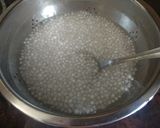 A picture of step 5 of Orange Tapioca Pearls Drink.