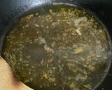 A picture of step 3 of Black rice shiitake mushroom risotto.