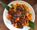 Foto langkah ke 6 dari resep Dendeng Balado Daging Sapi & Kentang.