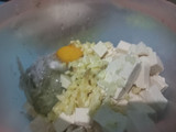 Bakwan teri nasi basah dan tahu