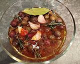 Foto del paso 7 de la receta: Aceitunas de mesa en salmuera con aliño casero