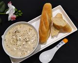Foto langkah ke 7 dari resep Baguette & Creamy Fish Soup.