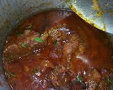 A picture of step 4 of Boiled Yam with Grilled Chicken Tomatoes Sauce.
