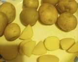 A picture of step 1 of Potato Salad the Red One.
